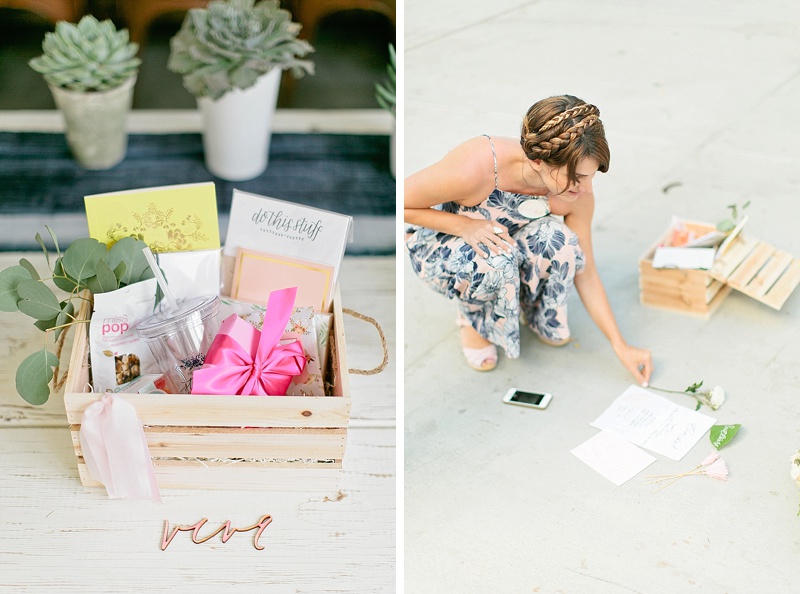 Hand lettered notepads by Paper & Honey at The School of Styling Los Angeles / photography by Shalyn Nelson