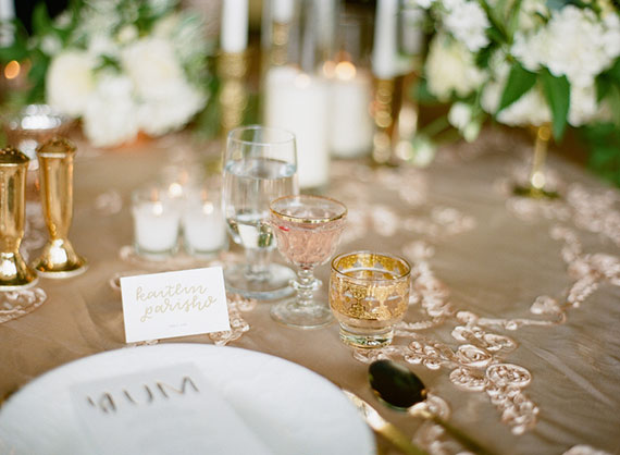 Paper & Honey handlettering, calligraphy, and signage feature on 100 Layer Cake / Photo by Emily Jane Photography, styling by Kill's Custom Creations