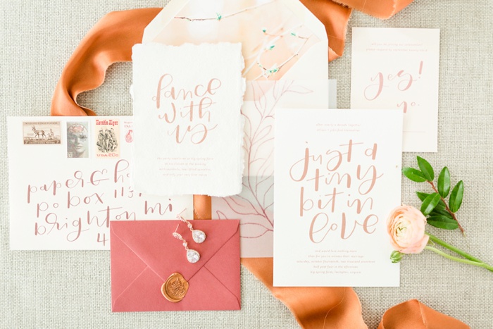 Boho rustic wedding inspiration for fall / Katelyn James workshop in Richmond VA / heirloom quality wedding stationery suites serving Detroit, Ann Arbor, and Grand Rapids, Michigan / by Paper & Honey®, www.paperandhoney.com / #weddinginvites #weddinginspiration #weddingday #weddinginvitations 